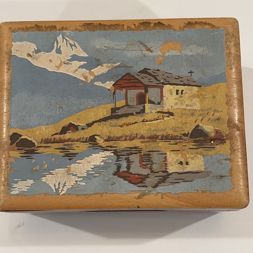 Reuge Sainte Croix Swiss Music Box Lucky Day 2 Tune La Paloma Carnaval of Venice